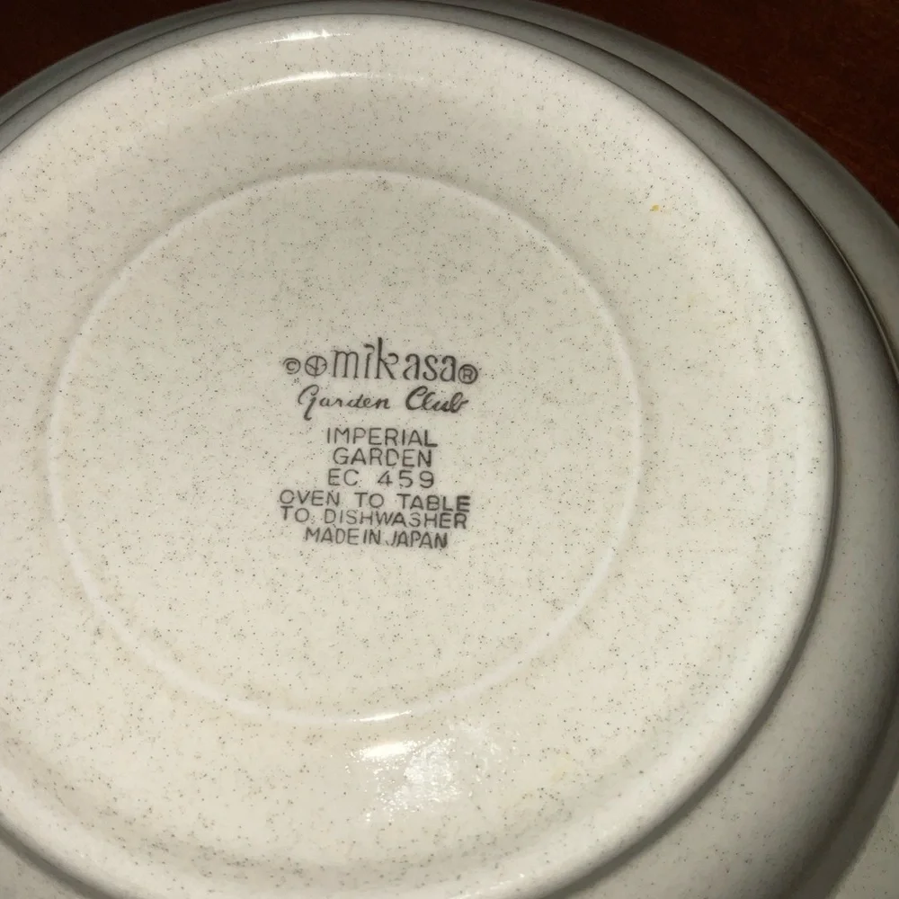 Mikasa Garden Club, Imperial Garden, Floral Patterned Ceramic Soup/Salad Bowl - Picture 4 of 4